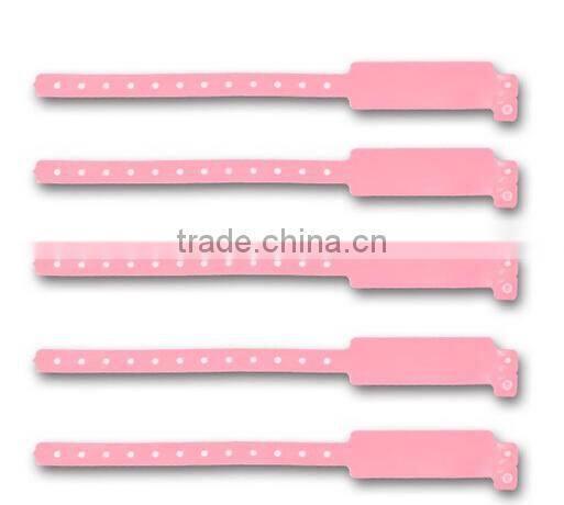 One time use hospital id wristbands