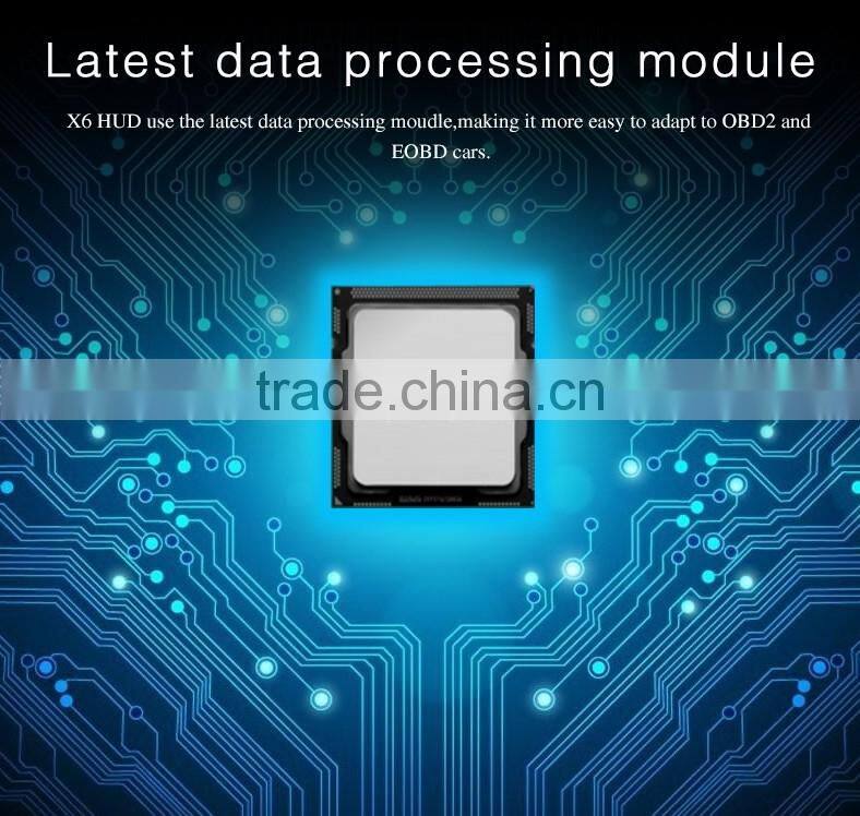 3 Inch X6 GPS car hud OBD2 head up display system