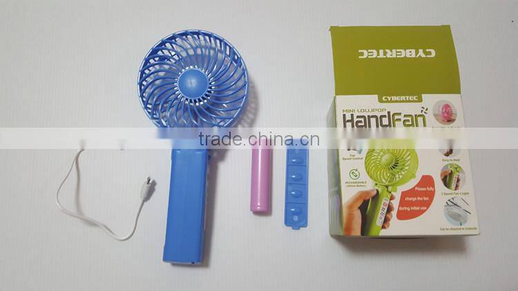 Creative Gift handheld Rechargeable USB mini fan