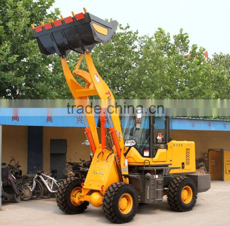 New Designed 1.5 Ton Mini Wheel Loader ZL915 With CE 38 kw