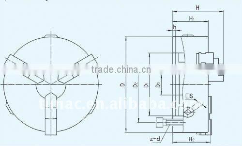 THREE-JAW SELF-CENTERING CHUCKS