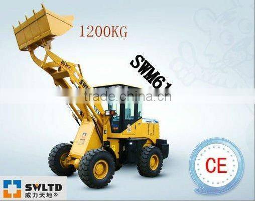 1.2ton,0.7m3 front loader SWM618