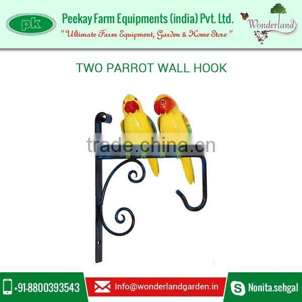 Easy to Hang and Long Lasting Two Parrot Wall Hooks Available for Sale