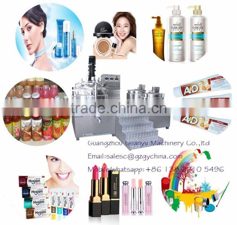 CE cerfiticated good quality steam vacuum emulsifying mixer for cosmetics making