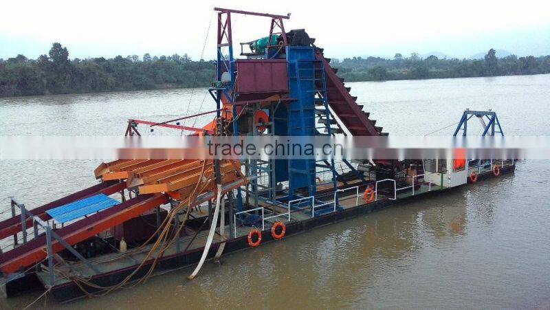 Gold vessels for placer gold /placer gold dredger for sale