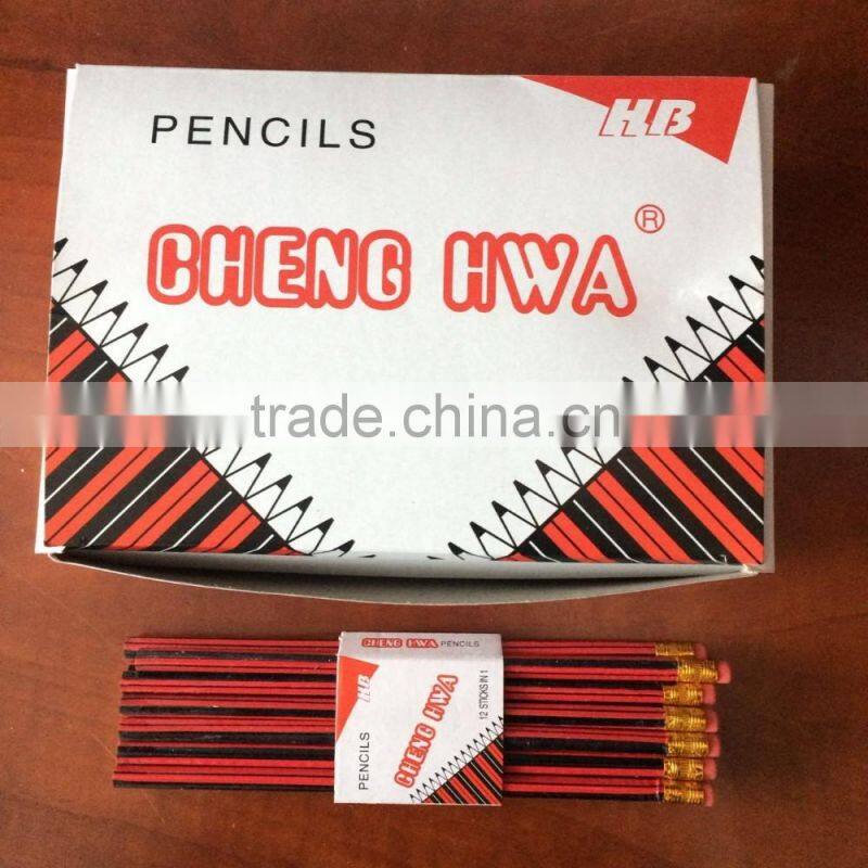 Wholesale wooden pencil, custom hb pencil with logo printing