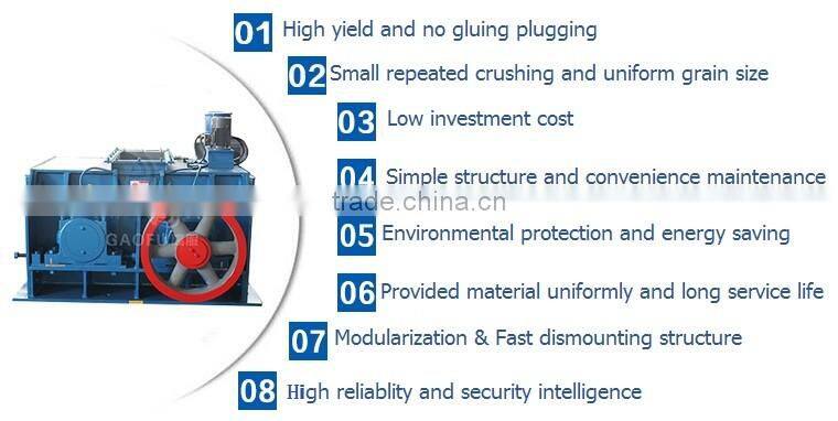 High efficiency Double teeth Roller crusher price