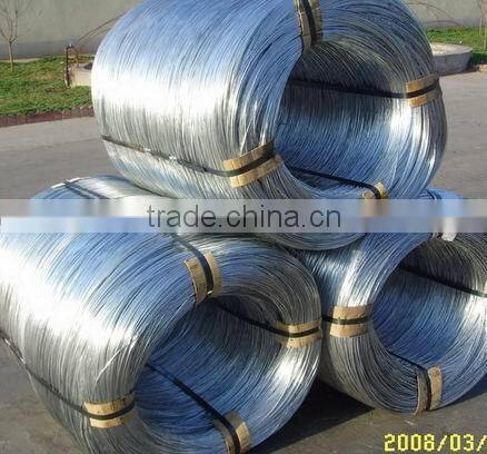 galvanized low carbon steel wire electro galvanized wire and hor dipped