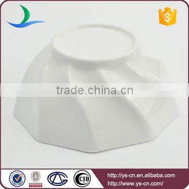 Wholesale customized white ceramic soup bowl