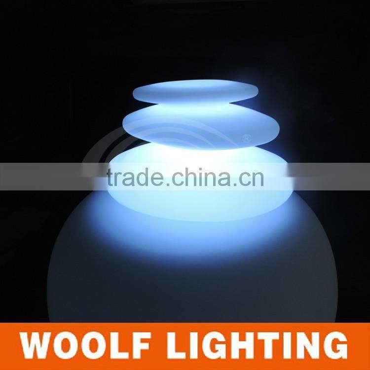 Color Changing Hotel Garden LED Stone Lamp Lighting