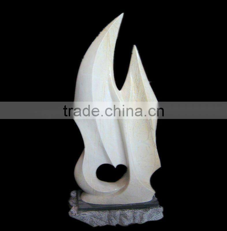 White Marble Abstract Art