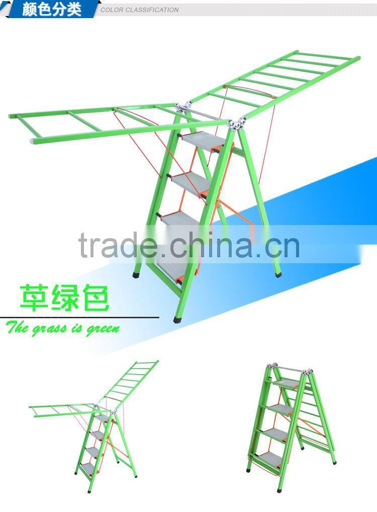 Vivinature multifunction clothe rack with 3 steps ladder rack