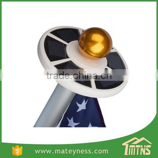 Weatherproof Flagpole Downlight 30 LED Solar Flag Pole Light