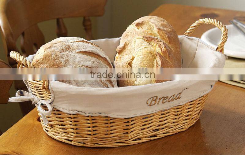 2016 decorative fabric bread basket with handmade for storage