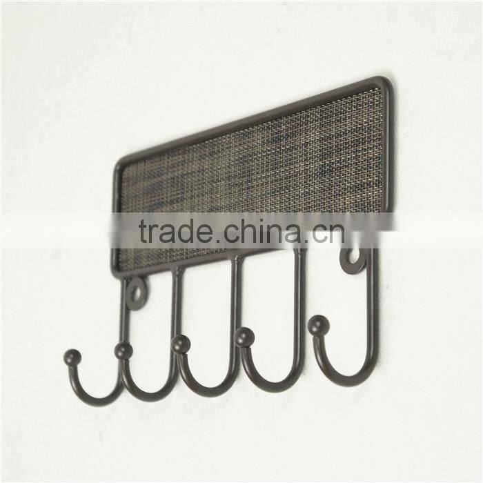 Store More textilene Door 5 Hook Key Rack
