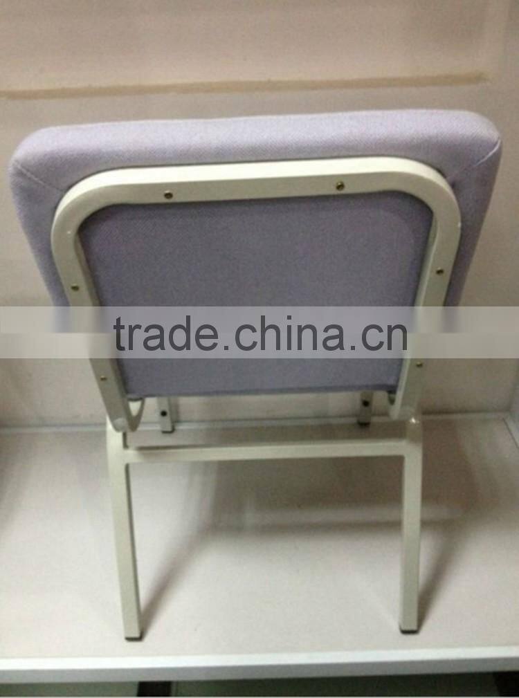 Aluminium high density sponge church chair with low price