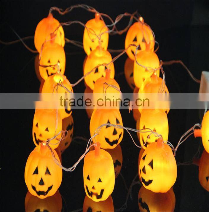 N93 3.5M Halloween Props Haunted House Supplies Bar Decoration 16 LED Pumpkin String Light Fairy lights Festival Lamp