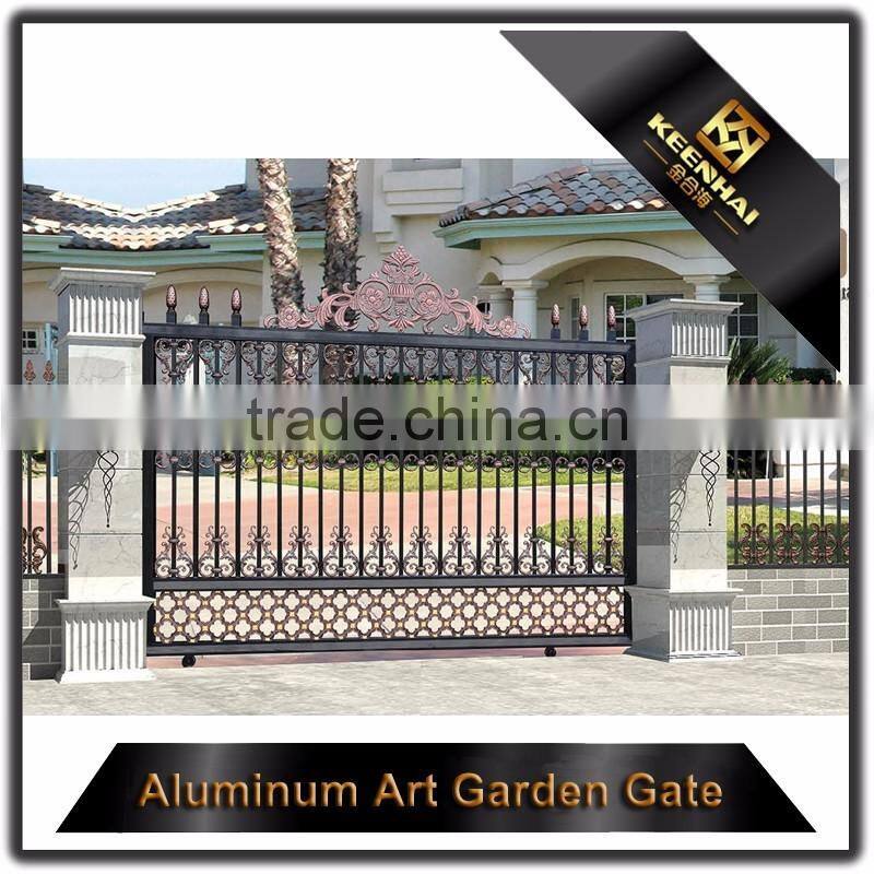 Modern Garden Decoration Powder Coated Aluminum Villa Garden Main Gate Design