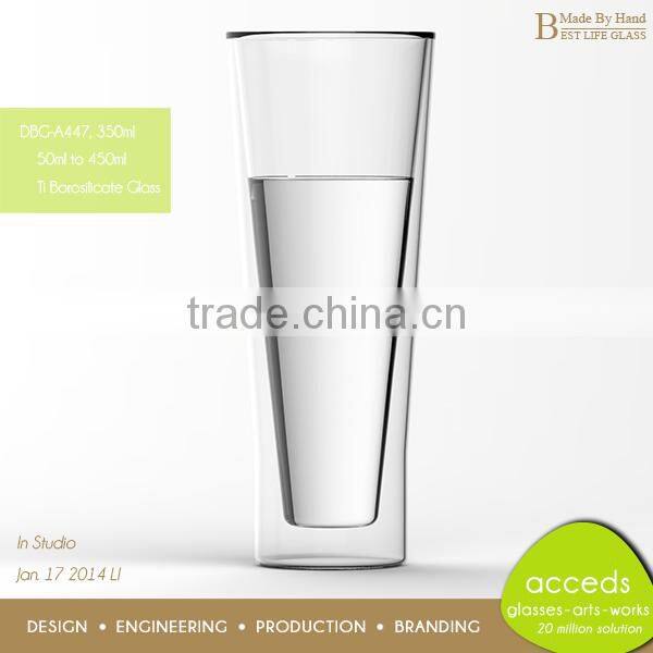 BPA Free Borosilicate Glass Novelty Heat-Resistant Glass-Cup