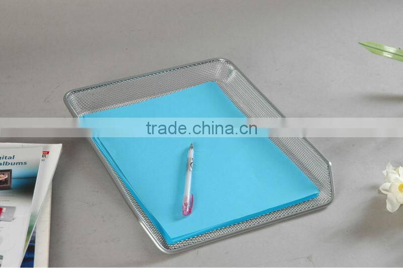Zhejiang Cheap Fancy Style Metal Mesh Office Document Tray