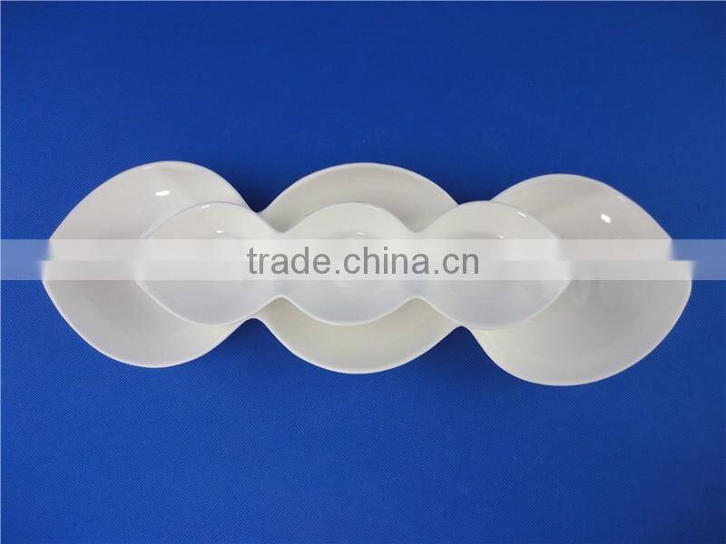 cheap ceramic plates dishes in stock bulk packing