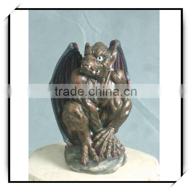 11.5 Inches resin animal sculpture bronze monster indoor decor
