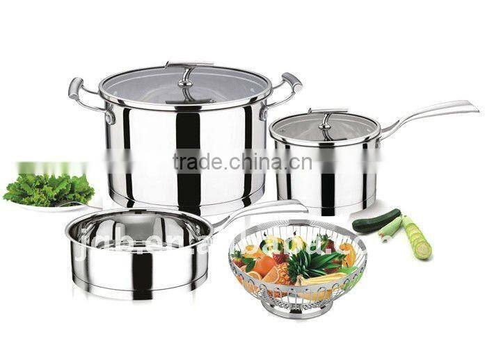 NEW ARRIVING STAINLESS STEEL COOKING POT SETS OF HIGH QUALITY AND LOW PRICE