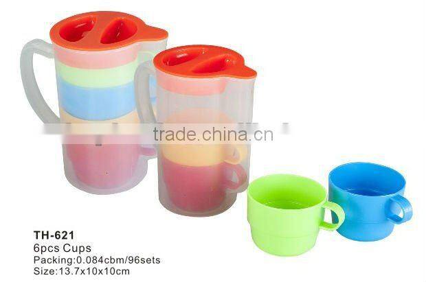 plastic cup with lid,pp cup,plastic cup set