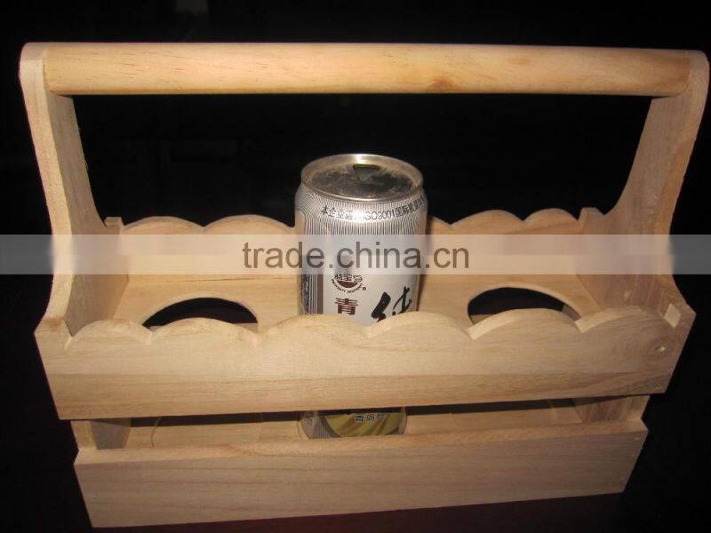 2016 year china suppliers handmade solid wooden beer wine glass cup servicing holder tray for made in China suppliers