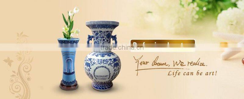 High quality antique chinese porcelain flower vase from Jingdezhen