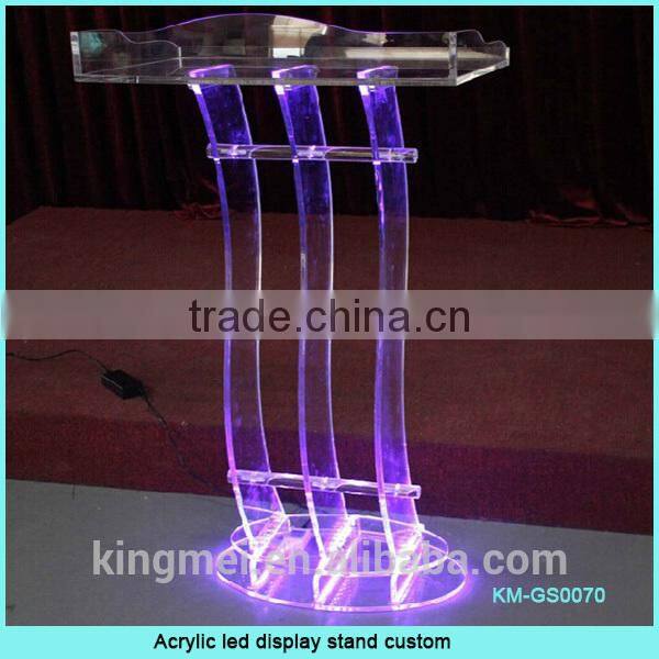 2015 custom colorful acrylic table number stands for restaurant