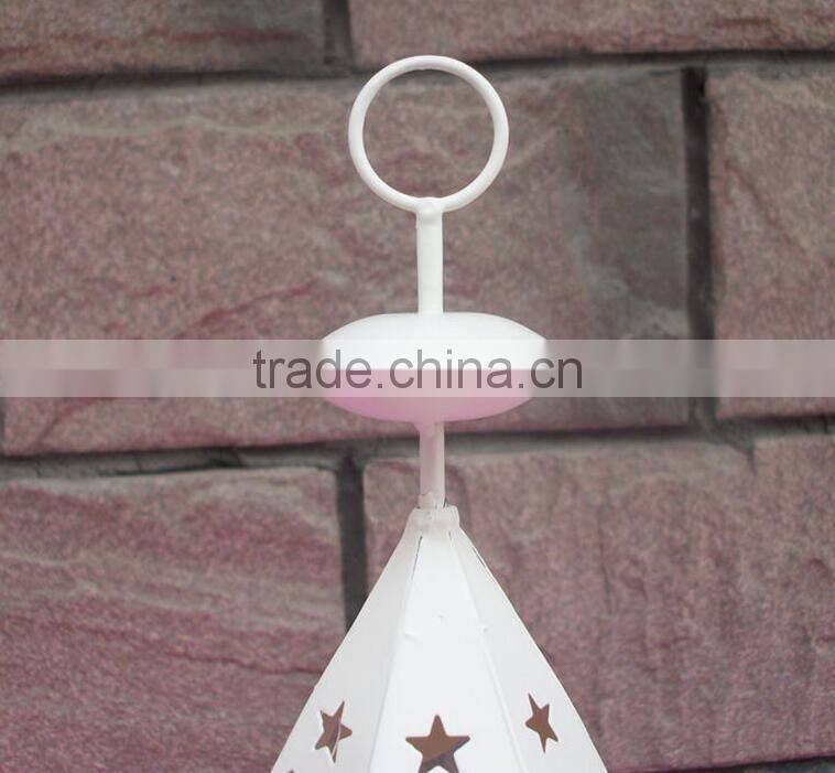 2017 black moroccan Vintage Style OEM Metal Lantern Candle Holders