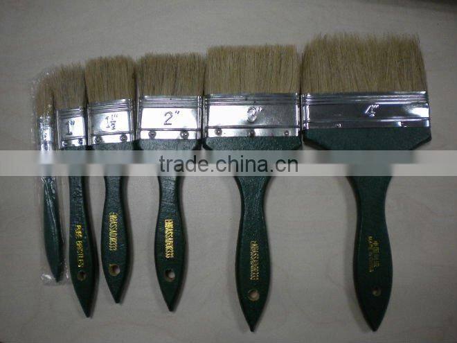 paint brush with pure bristle material
