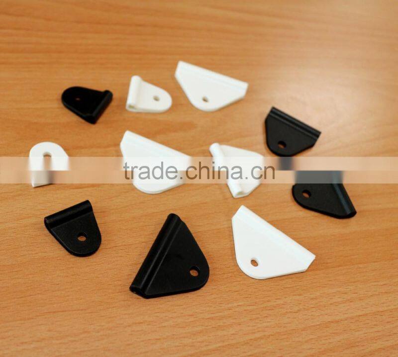 Black, White, Plastic, Nylon, Pom, D ring, Loop, Sewable D ring, Tri-ring, Sewable Loop