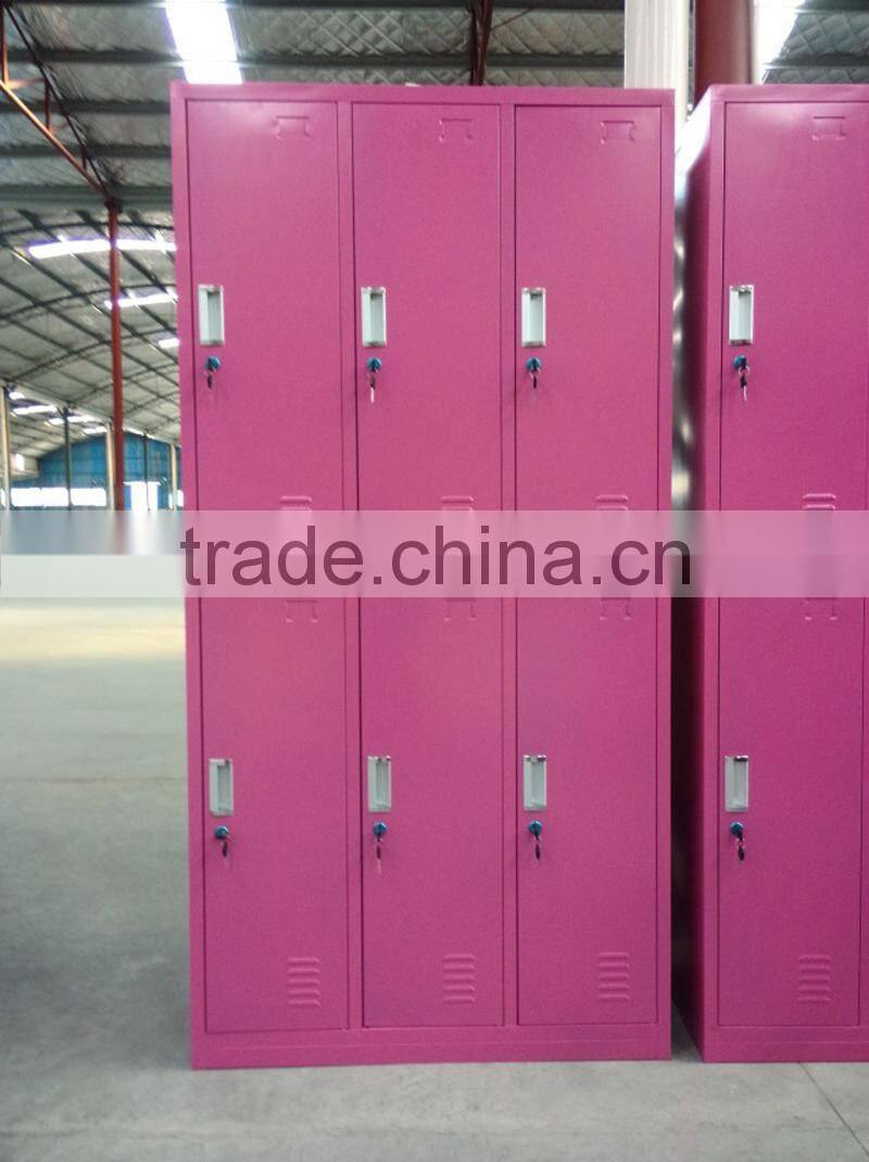 High Quality Six-door Steel Locker/Closet /Wardrobe