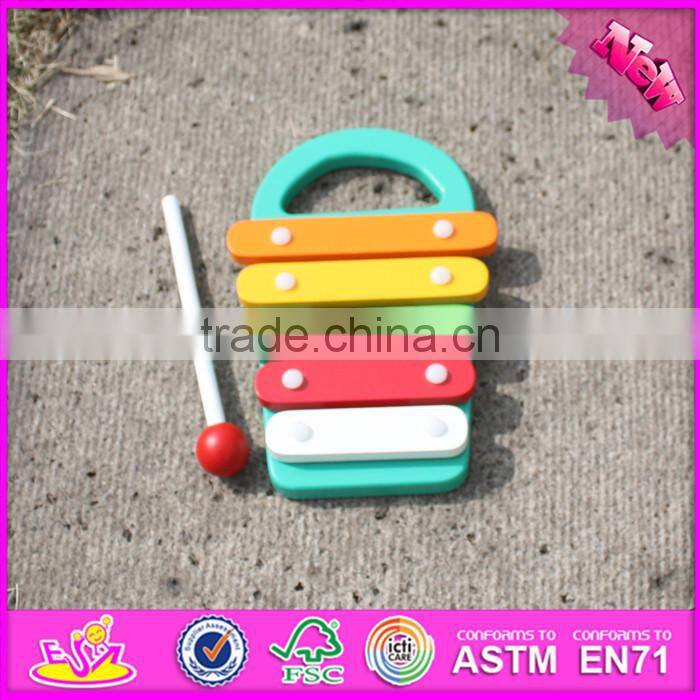 2017 New design educational toys wooden child's xylophone for sale W07C059