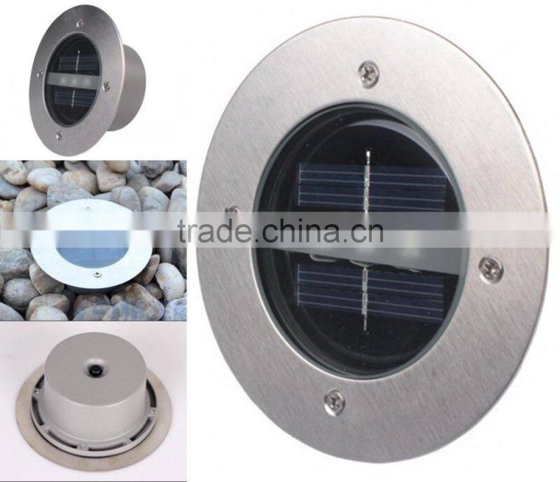 Solar Underground LED Brick Deck Outdoor Garden Floor Path Street Buried Lights