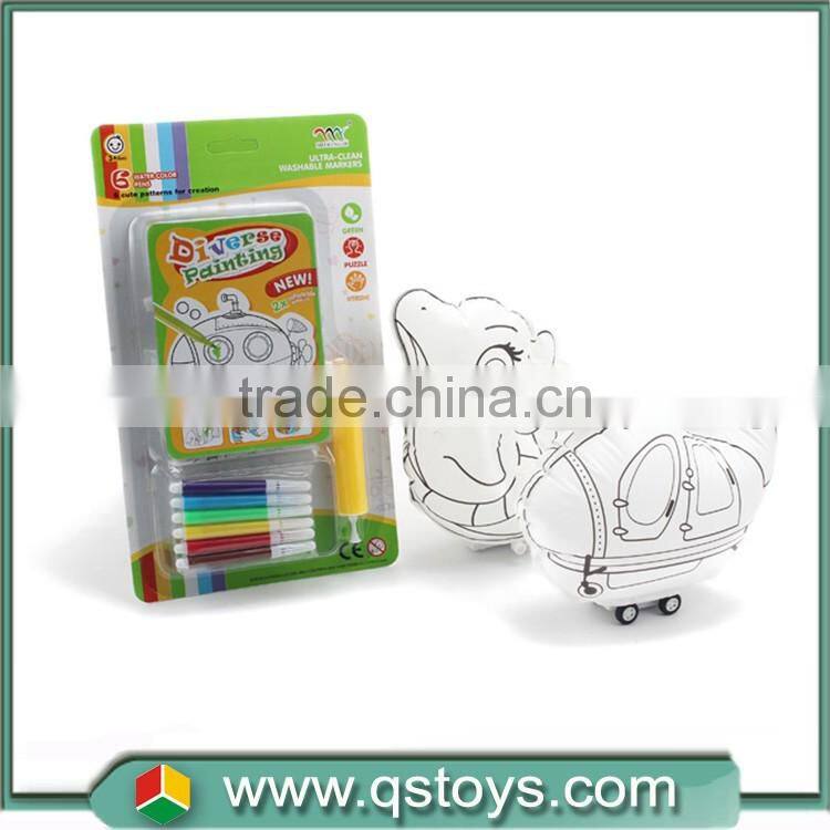 2017 Hot China export toys DIY Inflatable DIY Inflatable dolphin helicopter for kids to play