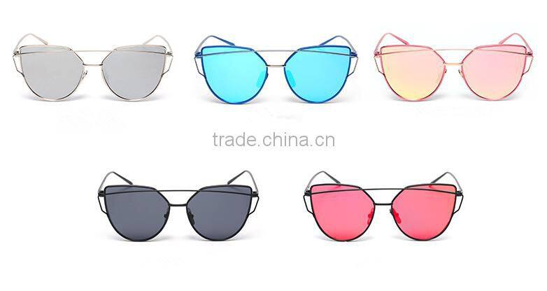 2016 UV400 fashionable multicolor dazzle colour cycling outing sunglasses