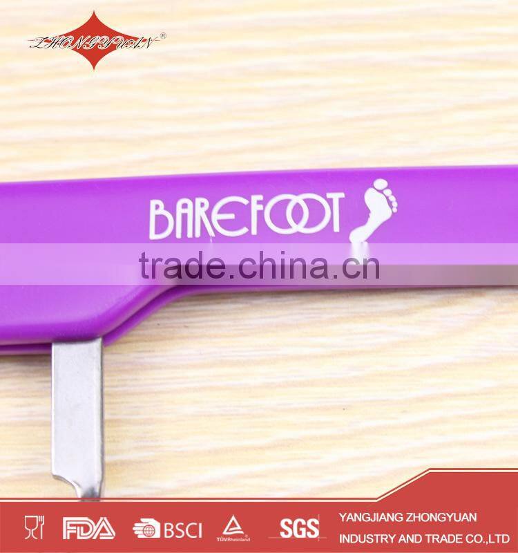 Purple Stainless Steel Wine Corkscrew With Printed Logo