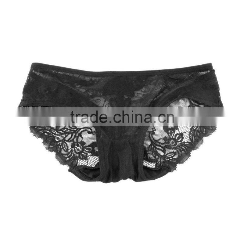Sexy Lingerie Black Girls Sexy Lace Transparent Panty Briefs Knickers Lingerie Sexy Underwear New