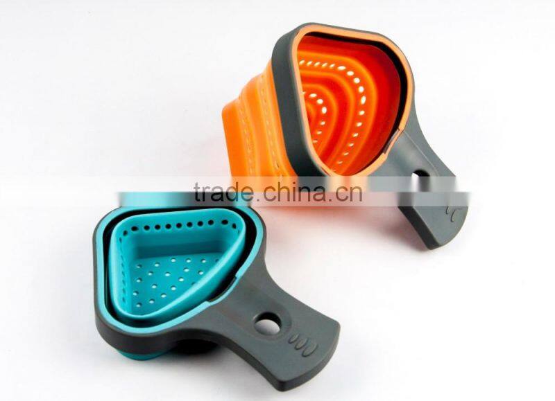 16093 SILICONE MEASURING CUPS SET CUP SPOON KITCHEN TOOL COLLAPSIBLE BAKING COOK