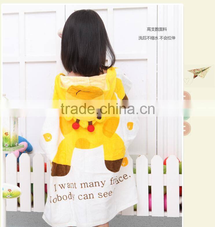 Cotton kids bathrobe hooded kids bathrobe kids bathrobes wholesale