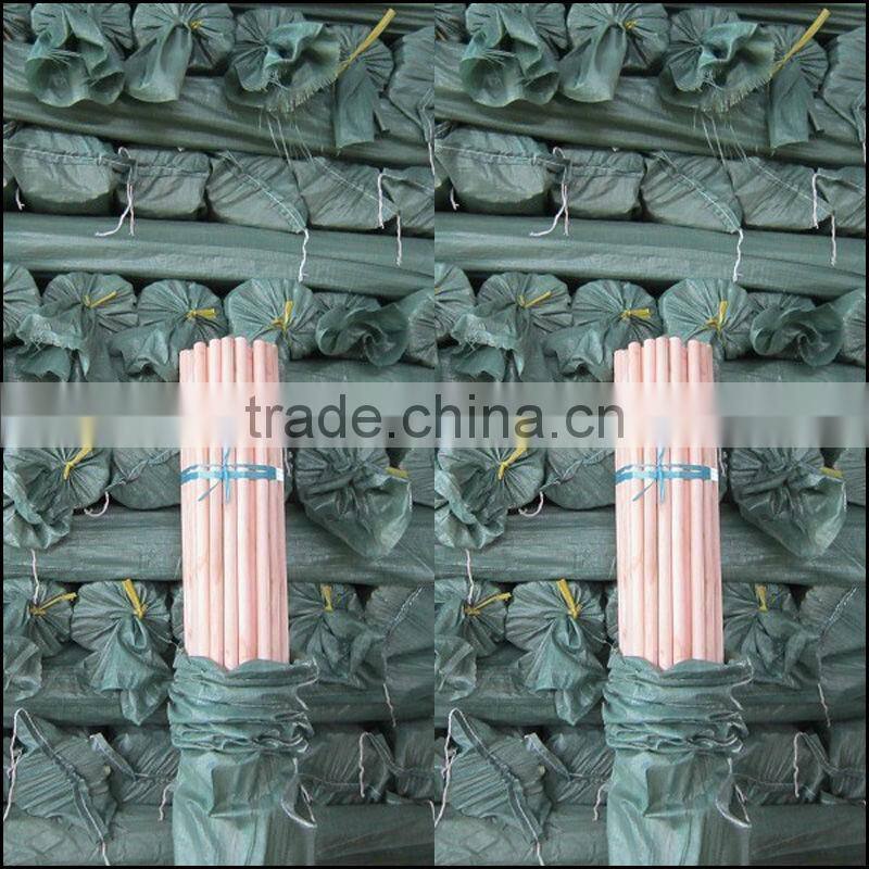 120*2.2 cm diameter wooden broom handle with pvc covered