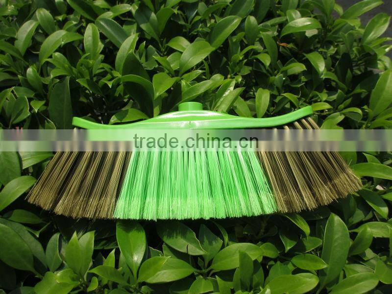 Plastic cleaning soft broom in home