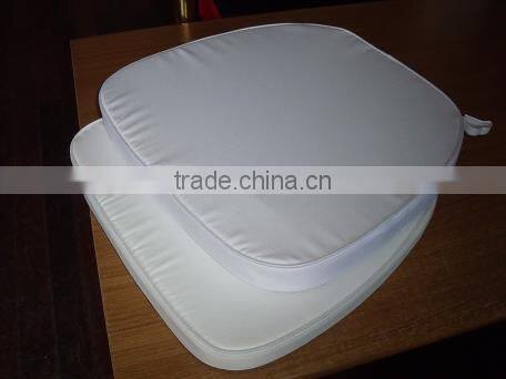 classic white soft cushion with zipper for tiffany chair,banquet chair