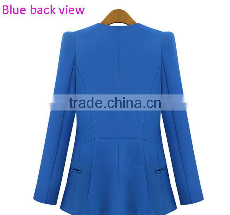 2016 Wholesale Slim Leisure Ladies Blazers Designs for Women