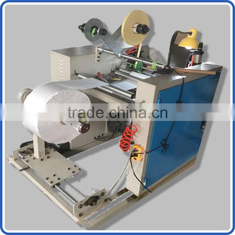 mini plastic pe auto film roll machine
