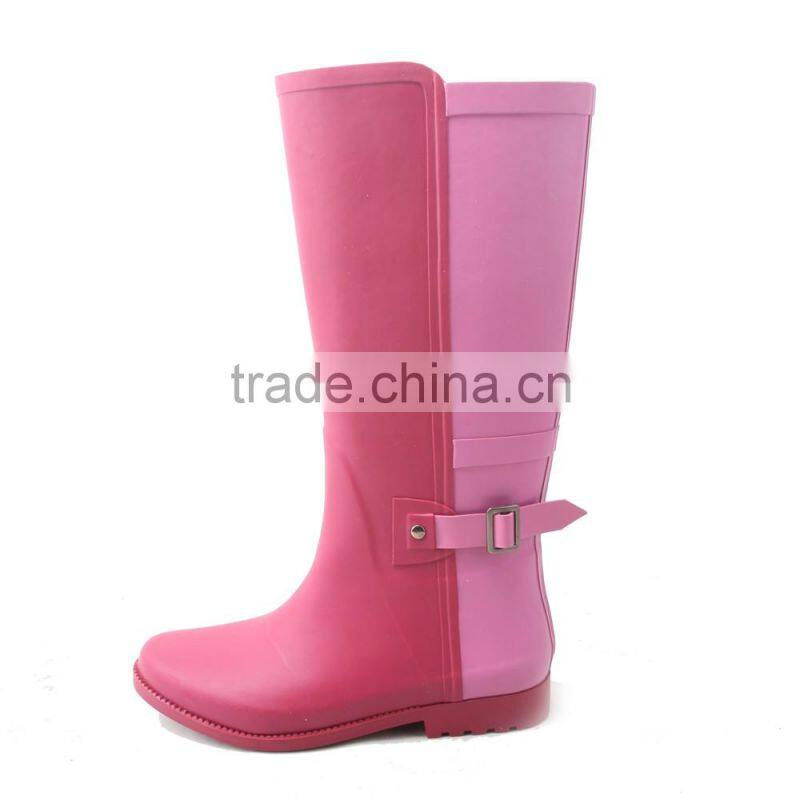 2016 fashion rubber rain boots women wellington boots