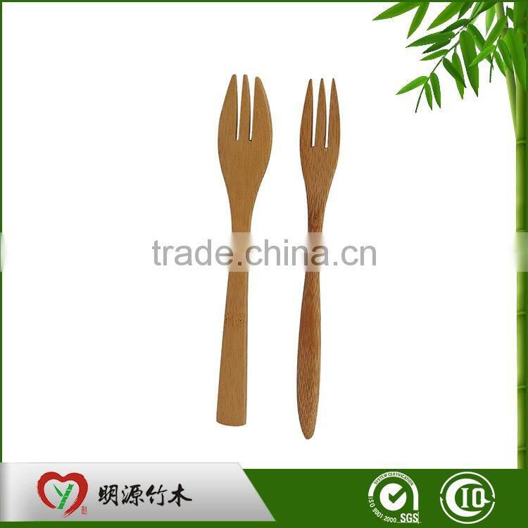 dinnerware small bamboo two prong fork